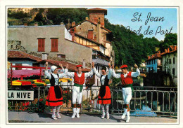 Folklore - Pays Basque - Saint Jean De Pied De Port - Danseurs Basques Exécutant Le Fandango - CPM - Voir Scans Recto-Ve - Kostums
