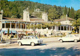 Automobiles - Ax Les Thermes - Le Casino Et Les Jardins - CPM - Voir Scans Recto-Verso - Toerisme