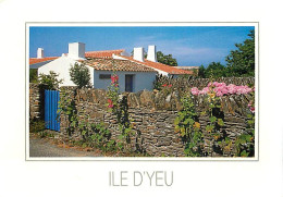 85 - Ile D'Yeu - Maison Typique De L'Ile - Collection Lumière Et Refuge En Haute Mer - Flamme Postale De L'Ile D'Yeu - C - Ile D'Yeu