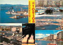 83 - Toulon - Multivues - Bateaux - Navires De Guerre - CPM - Voir Scans Recto-Verso - Toulon