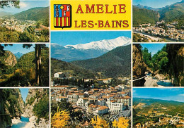 66 - Amélie Les Bains - Multivues - Blasons - CPM - Voir Scans Recto-Verso - Sonstige & Ohne Zuordnung