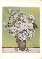 Art - Peinture - Vincent Van Gogh - Roses Blanches - Flamme Postale - CPM - Voir Scans Recto-Verso - Paintings