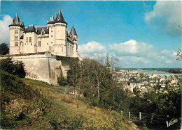49 - Saumur - Le Château Dominant La Ville Et La Loire - Carte Neuve - CPM - Voir Scans Recto-Verso - Saumur
