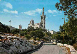 13 - Marseille - Notre Dame De La Garde - Carte Neuve - CPM - Voir Scans Recto-Verso - Notre-Dame De La Garde, Lift En De Heilige Maagd