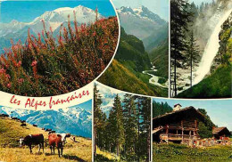 Animaux - Vaches - Les Alpes Françaises - Multivues - Montagnes - CPM - Voir Scans Recto-Verso - Cows