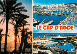 34 - Cap D'Agde - Multivues - Piscine - CPM - Voir Scans Recto-Verso - Agde