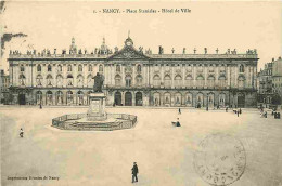 54 - Nancy - Place Stanislas - Hotel De Ville - CPA - Voir Scans Recto-Verso - Nancy