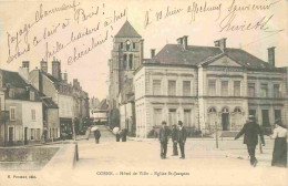 58 - Cosne Cours Sur Loire - Hotel De Ville - Eglise Saint Jacques - Animée - Précurseur - CPA - Oblitération De 1903 -  - Cosne Cours Sur Loire
