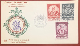 VATICAN - FDC - 1969 - Centenary Of The San Pietro Circle - FDC