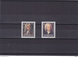 RFA 1985 EUROPA, Haendel, Bach, Compositeurs Yvert 1080-1081, Michel 1248-1249 NEUF** MNH Cote :yv 6 Euros - Unused Stamps