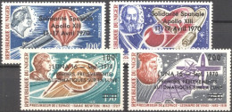 Niger 1971, Space, Galileo, Leonardo, Overp., 4val - Fesselballons