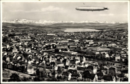 CPA Zürich Stadt Schweiz, Luftschiff Graf Zeppelin LZ 127 über Der Stadt - Sonstige & Ohne Zuordnung