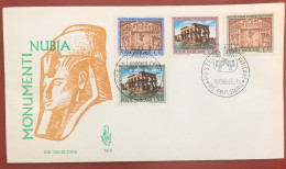 VATICAN - FDC - 1964 - Safeguarding The Monuments Of Nubia - FDC