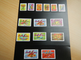 Série De 14 Timbres Autoadhésifs Oblitérés France N°321 à 354, Année 2009 - Used Stamps