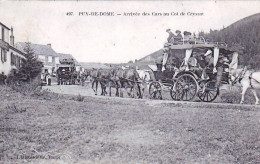 63 - PUY  De DOME - Arrivée Des Cars Au Col De Ceyssat - Sonstige & Ohne Zuordnung