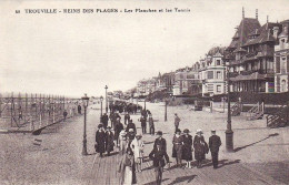 14 -  TROUVILLE -  Les Planches Et Les Tennis - Trouville