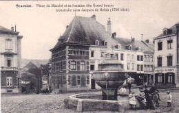 STAVELOT - Place Du Marché Et Sa Fontaine Dite Grand Bassin - Stavelot