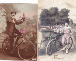 Fantaisie - Cyclisme - Velo - LOT 2 CARTES - Other & Unclassified