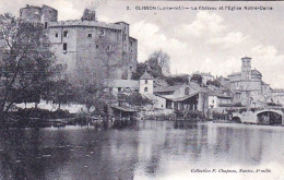 44 -  CLISSON - Le Chateau Et L'église Notre Dame - Clisson