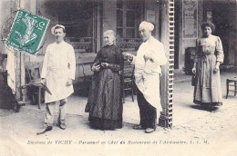 03 -  Environs De VICHY - Personnel En Chef Du Restaurant De L'ardoisiere - Vichy