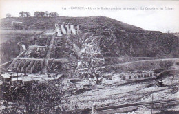 36 - EGUZON - Lit De La Rivière Pendant Les Travaux - La Cascade Et Les Ecluses - Autres & Non Classés