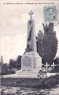 44 - Loire Atlantique - SAVENAY - Le Monument Aux Morts - Savenay
