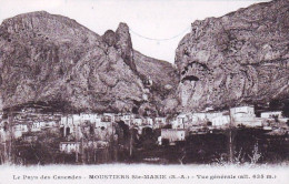 04 - MOUSTIERS SAINTE MARIE - Vue Generale - Andere & Zonder Classificatie