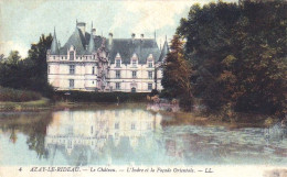 37 - AZAY Le RIDEAU  - Le Chateau - L'Indre Et La Facade Orientale - Azay-le-Rideau