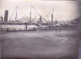 Photo Originale - Année 1908 - GENOVA - GENES - Le Port - Places