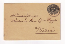 Sweden Postal Stationery 1891 Jönköping  Suède Sverige Westerås - Entiers Postaux