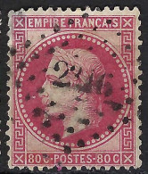 FRANCE  PC Des GC Ca.1860-75: Le No 2316 (Menton) Sur Y&T 32 - 1863-1870 Napoléon III Lauré