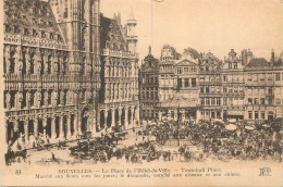 Postcard Belgium Bruxelles City Hall - Other & Unclassified