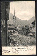 AK Krimml I. Pinzgau, Gasse Mit Blick Zur Kirche  - Otros & Sin Clasificación