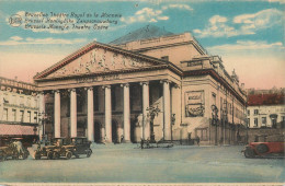 Postcard Belgium Bruxelles THeatre Royal De La Monnaie - Sonstige & Ohne Zuordnung