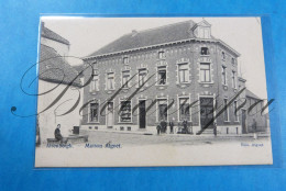 Alsemberg Alsenbergh Huis J. Algoet-Meerts Cafe Restaurant Winkel   Anno 1908 - Beersel