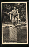 AK Flensburg, Skulptur Gerettet Von Professor Brütt  - Flensburg