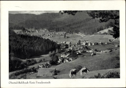 CPA Obertal Buhlbach Baiersbronn Schwarzwald, Panorama, Rinder - Sonstige & Ohne Zuordnung