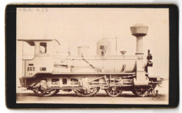 Fotografie K.k. österreichischen Staatsbahnen (kkStB) Kennung: 257, K.R.B. 1.23, Dampflok  - Trains