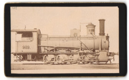 Fotografie österreichische Eisenbahn Lokomotivfabrik Floridsdorf Nummerierung: 989  - Eisenbahnen