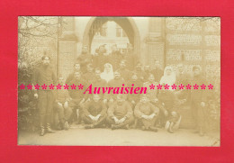 [14] Calvados CONDE SUR NOIREAU RARE***** Carte Photo ... Dispensaire Bonne Soeurs Soignant Des Convalescents Militaires - Andere & Zonder Classificatie