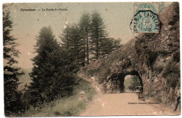 Gerardmer à Laveline 1910 - Ambulant Vosges 88 Sur CP La Roche Du Diable - Spoorwegpost