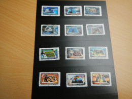 Série De 12 Timbres Autoadhésifs Oblitérés France N°403 à 414, Année 2010 - Used Stamps