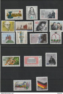 RFA 1985 16 Timbres Yvert 1066-1069 +1072 + 1078-1079 + 1082-1086 + 1089 + 1095-1097 NEUF** MNH Cote : 34 Euros - Unused Stamps