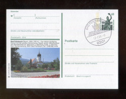 "BUNDESREPUBLIK DEUTSCHLAND" 1989, Bildpostkarte Mit Bildgleichem Stempel Ex "BAD FEILNBACH" (R2121) - Illustrated Postcards - Used