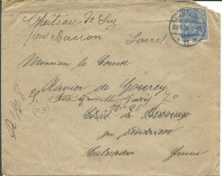 ALLEMAGNE LETTRE 20pf  HAMBOURG POUR ORLEANS ( LOIRET )  DE 1900   LETTRE COVER - Storia Postale