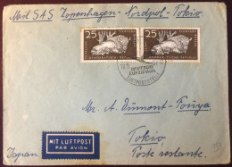 DDR, Divers Sur Enveloppe 18.2.1957 Pour Tokyo, Japon - (B2761) - Covers & Documents