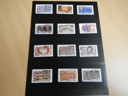 Série De 12 Timbres Autoadhésifs Oblitérés France N°455 à 466, Année 2010 - Oblitérés