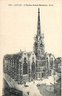 59 - Lille - Eglise Saint Maurice - Animée - CPA - Voir Scans Recto-Verso - Lille