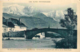 74 - Saint Martin Sur Arve - Et Le Mont Blanc - Environs De Sallanches - CPA - Voyagée En 1932 - Voir Scans Recto-Verso - Autres & Non Classés