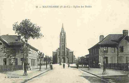 62 - Mazingarbe - Eglise Des Brebis - Animée - CPA - Voir Scans Recto-Verso - Other & Unclassified
